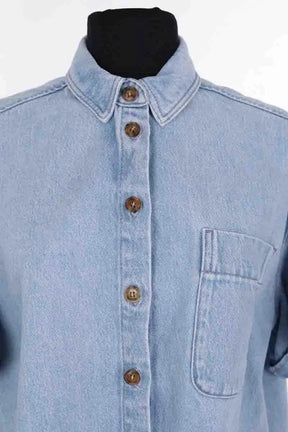 Chemise Sézane Bleu en Coton
