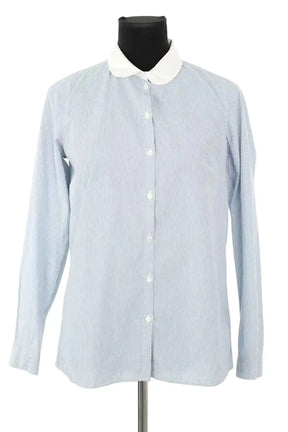 Chemise Sézane Bleu en Coton, taille S - Seconde Main