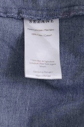 Chemise Sézane Bleu en Coton