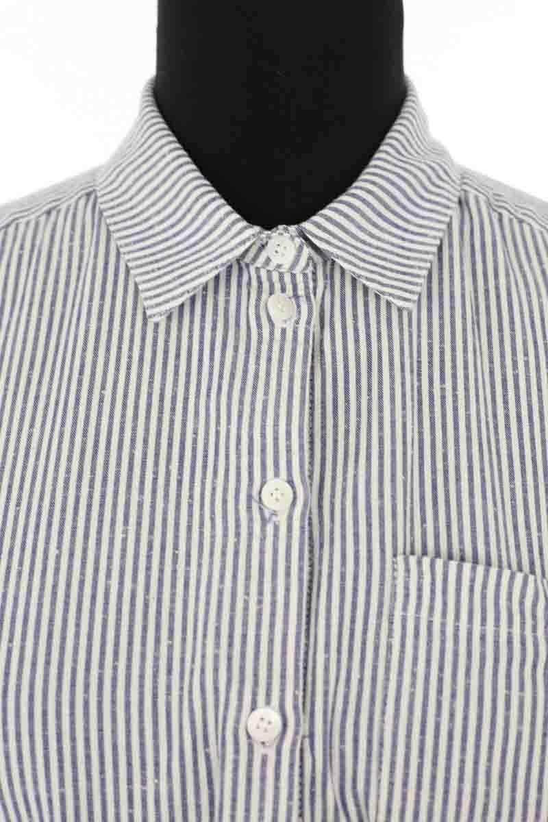 Chemise Sézane Bleu en Coton