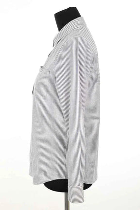 Chemise Sézane Bleu en Coton