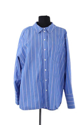 Chemise Sézane Bleu en Coton, taille XXL - Seconde Main