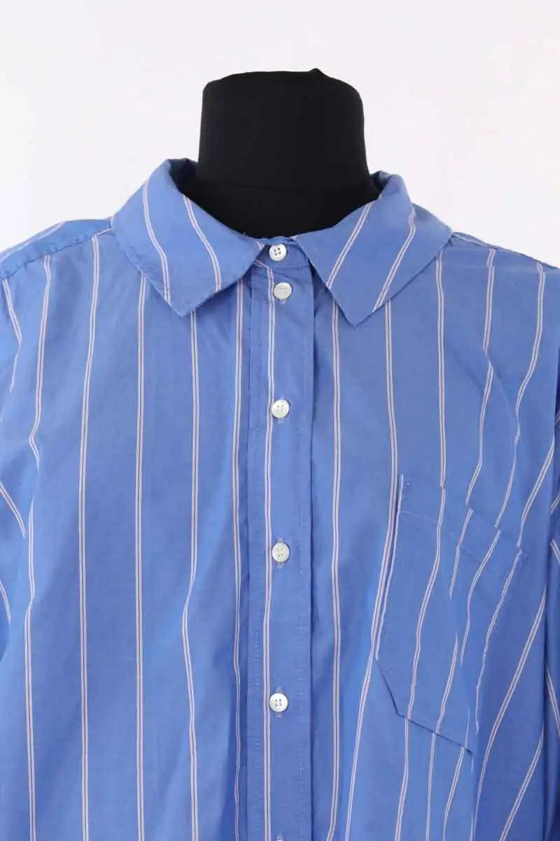 Chemise Sézane Bleu en Coton