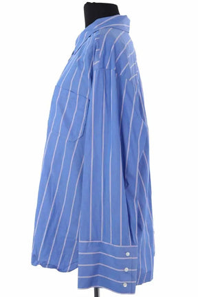Chemise Sézane Bleu en Coton