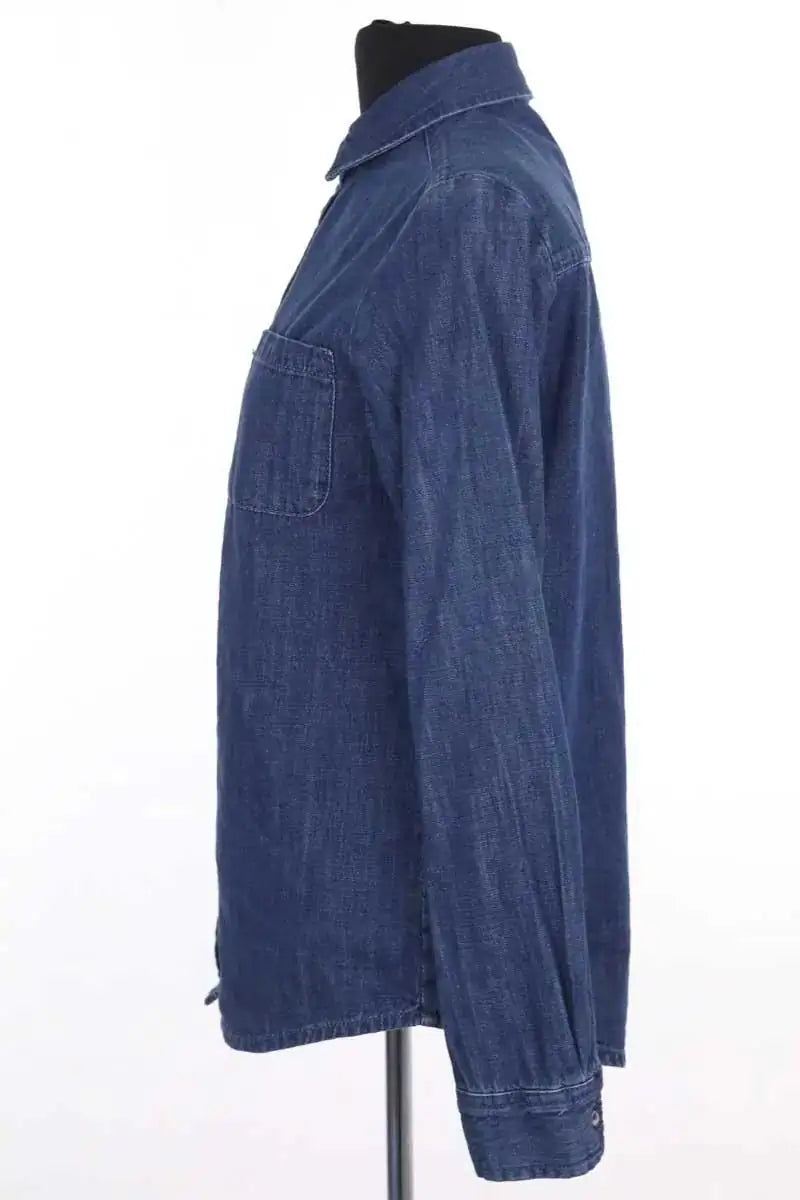 Chemise Sézane Bleu en Coton
