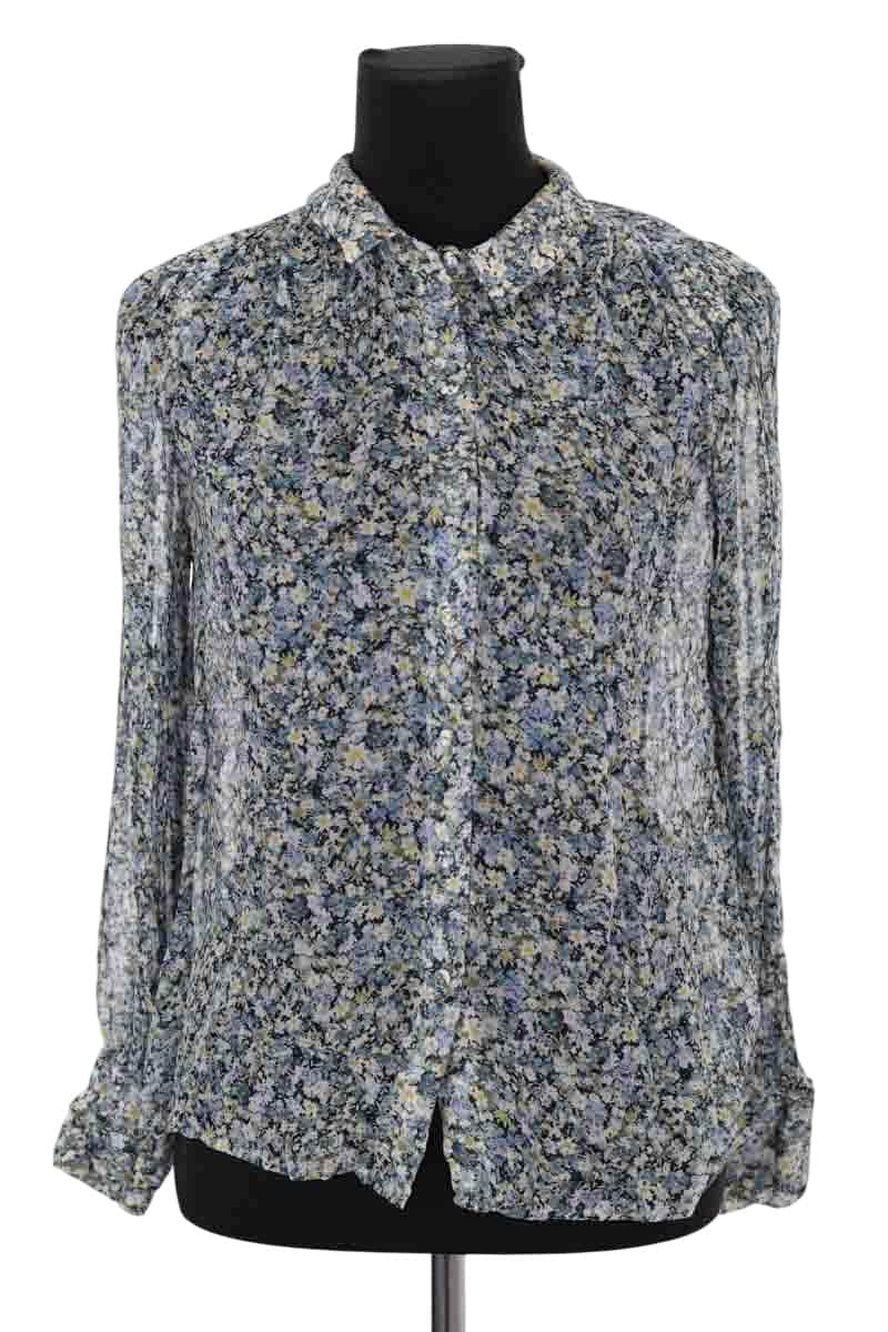 Chemise Sézane Bleu en Viscose, taille M - Seconde Main
