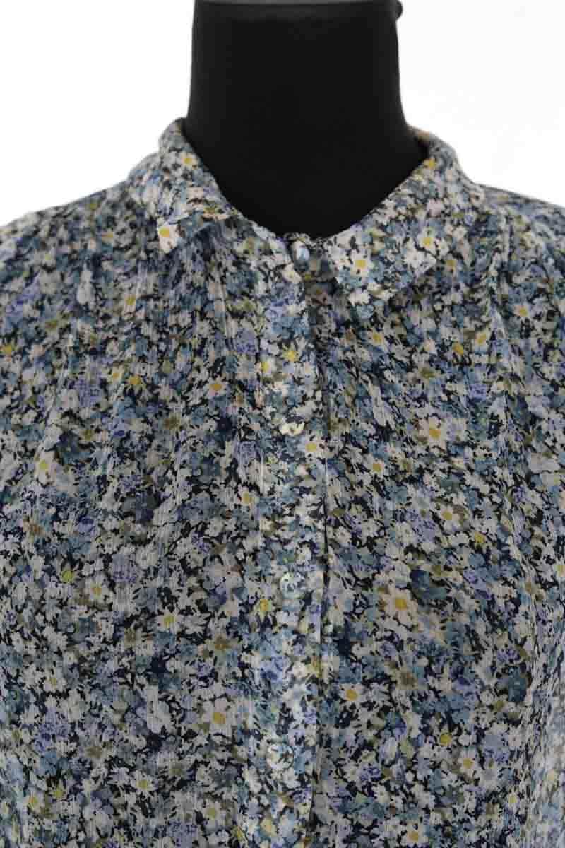 Chemise Sézane Bleu en Viscose