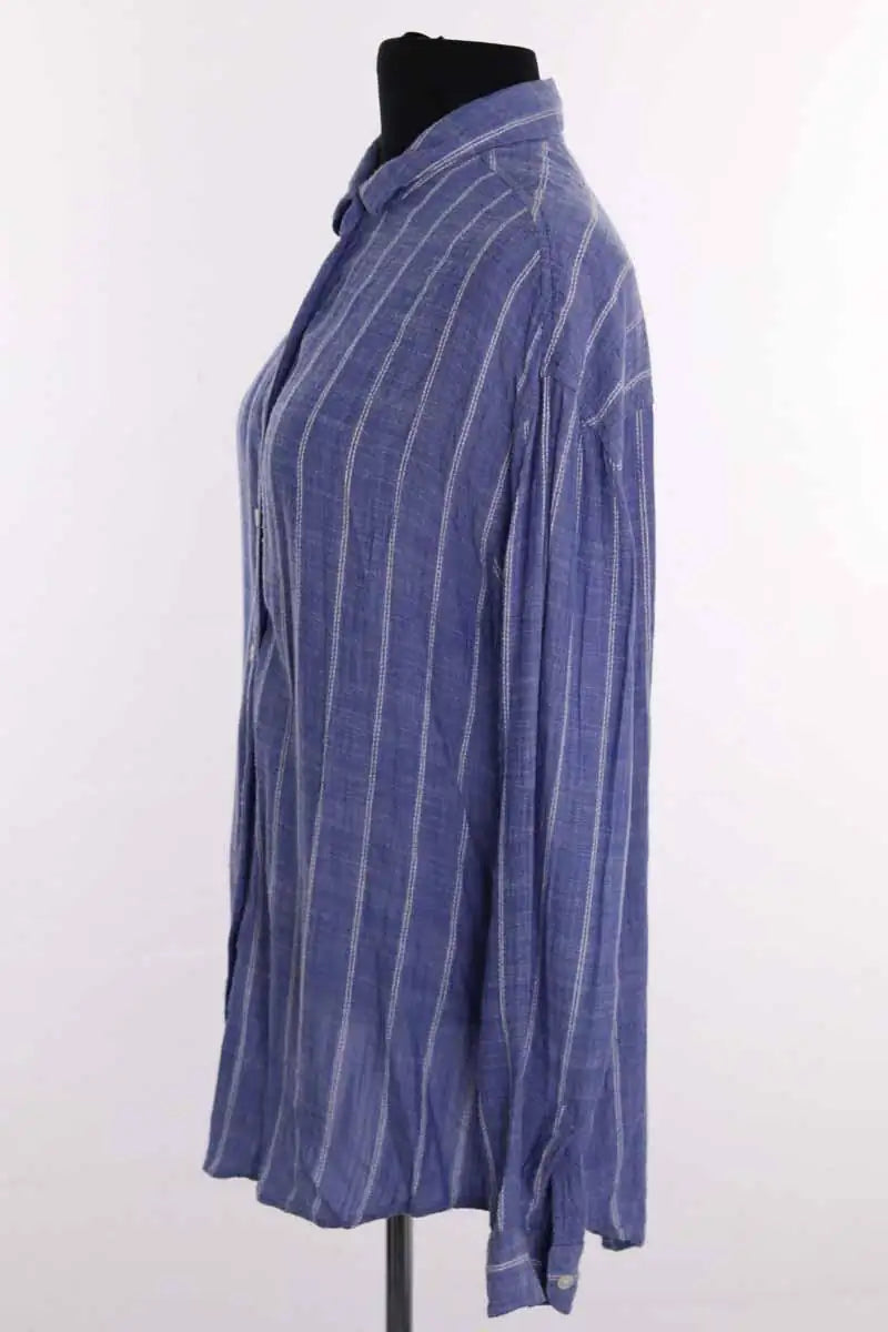 Chemise Sézane Bleu en Viscose