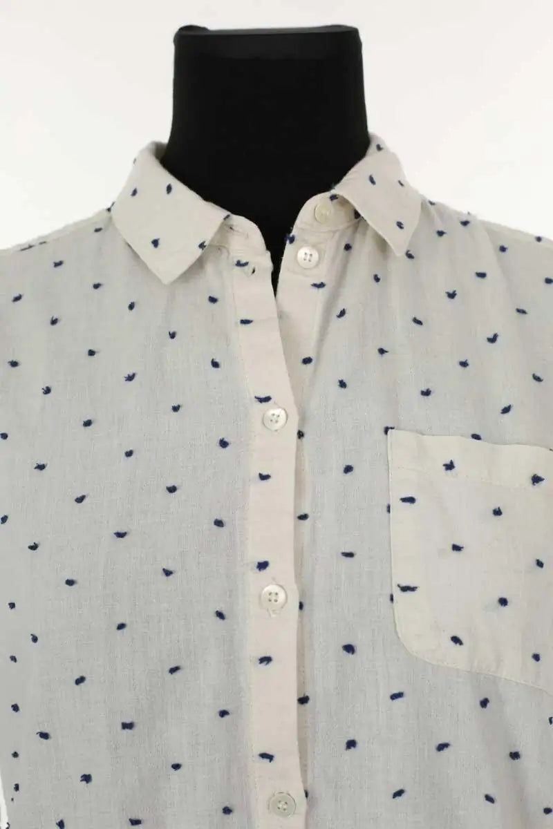 Chemise Sézane Ecru en Coton