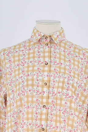Chemise Sézane Jaune en Coton