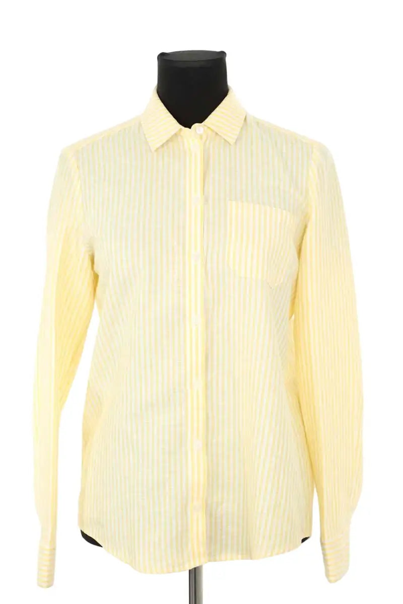 Chemise Sézane Jaune en Lin, taille S - Seconde Main