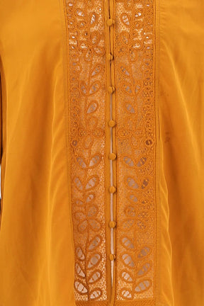 Chemise Sézane Jaune en Viscose