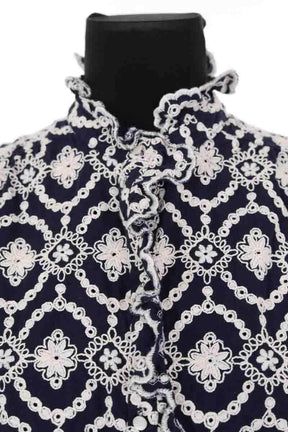 Chemise Sézane Marine en Coton