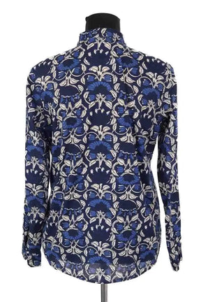 Chemise Sézane Marine en Coton