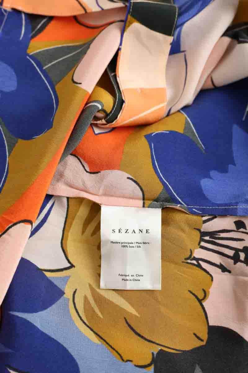 Chemise Sézane Multicolore en Soie