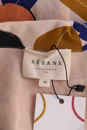 Chemise Sézane Multicolore en Soie