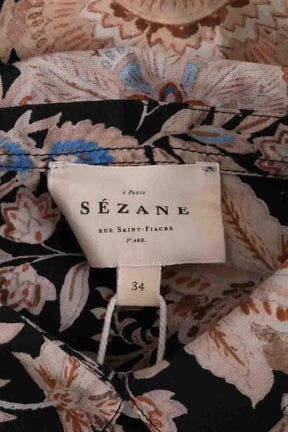 Chemise Sézane Noir en Coton