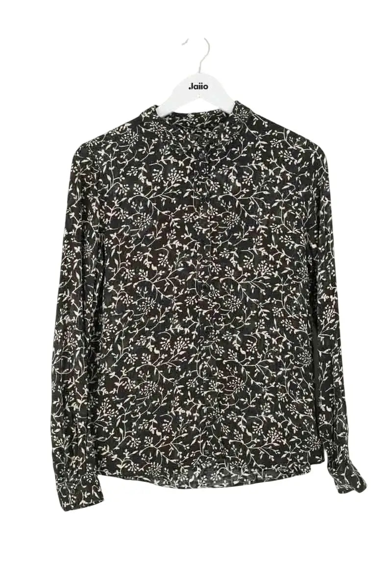 Chemise Sézane Noir en Viscose, taille S - Seconde Main