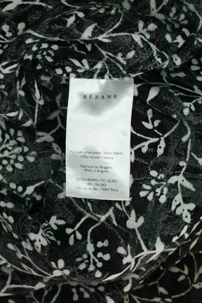 Chemise Sézane Noir en Viscose