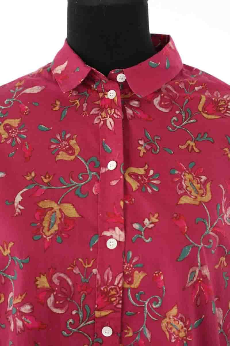 Chemise Sézane Rose en Coton