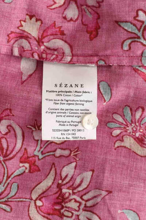 Chemise Sézane Rose en Coton