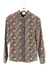 Chemise Sézane Vert en Soie, taille S - Seconde Main