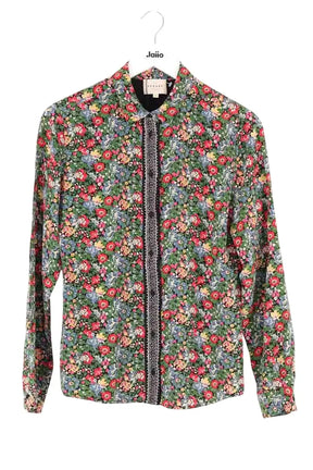 Chemise Sézane Vert en Soie, taille S - Seconde Main