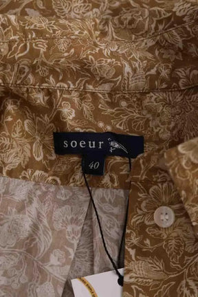 Chemise Soeur Camel en Coton