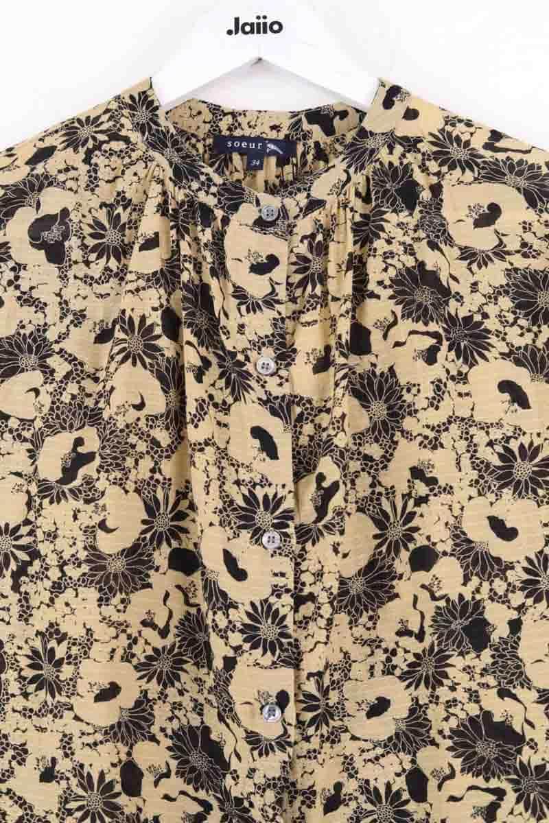 Chemise Soeur Jaune en Viscose