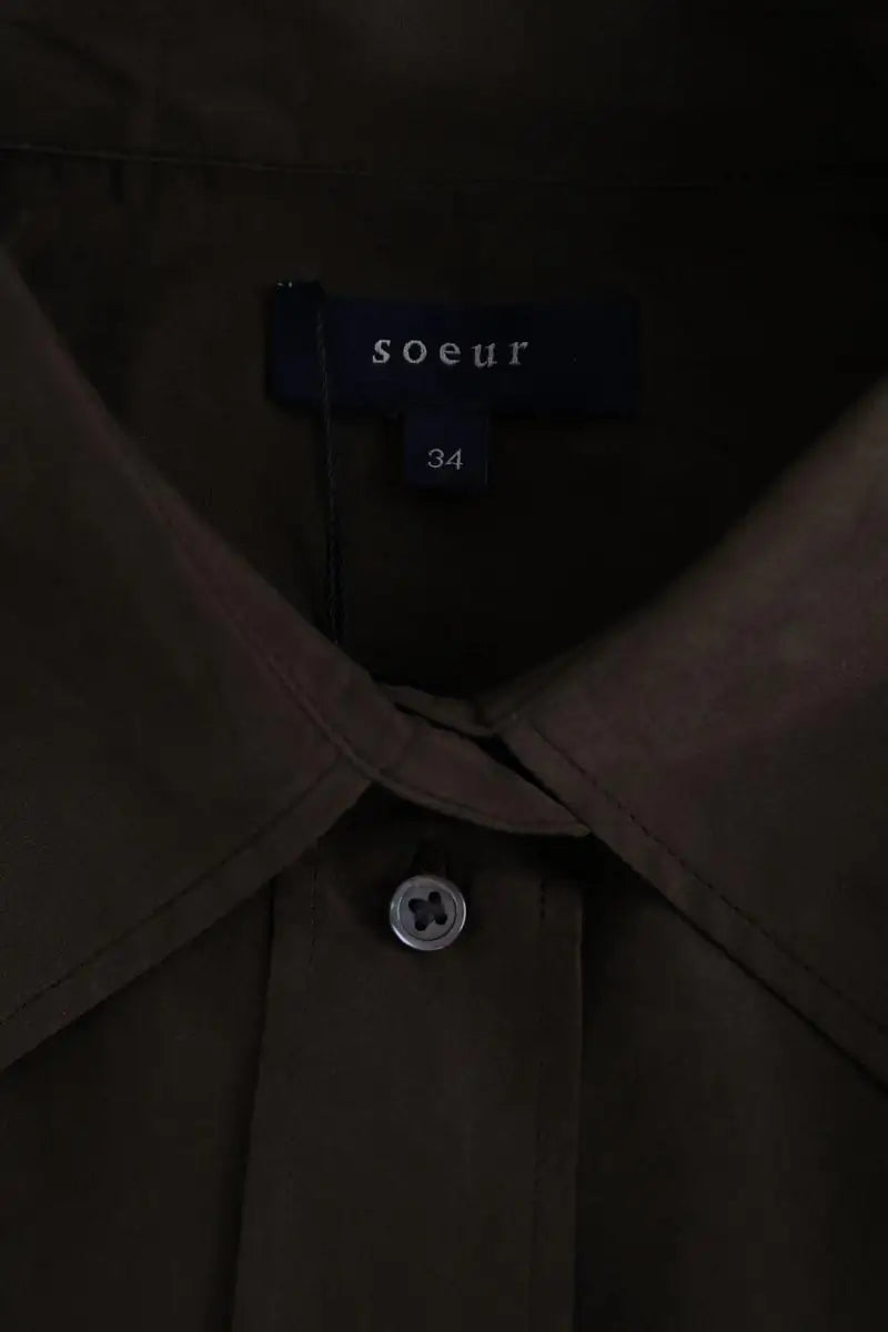 Chemise Soeur Kaki en Soie