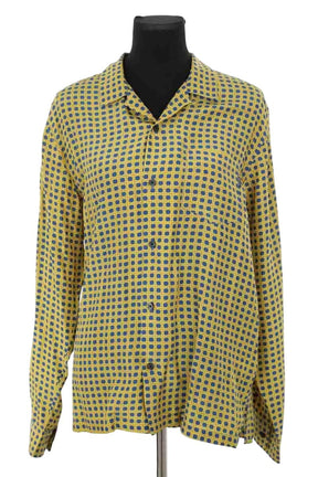 Chemise Supreme Jaune en Soie, taille M - Seconde Main