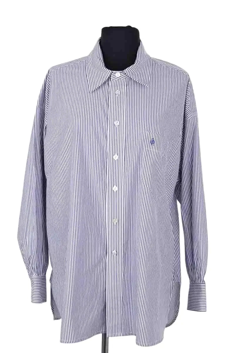 Chemise Suzie Kondi Kappa shirt poplin Bleu en Coton, taille XS - Seconde Main