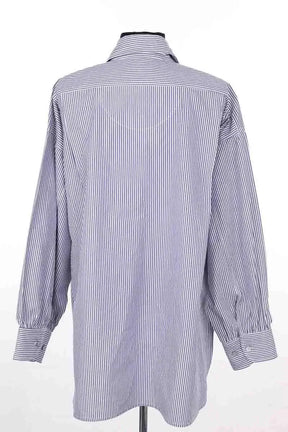 Chemise Suzie Kondi Kappa shirt poplin Bleu en Coton
