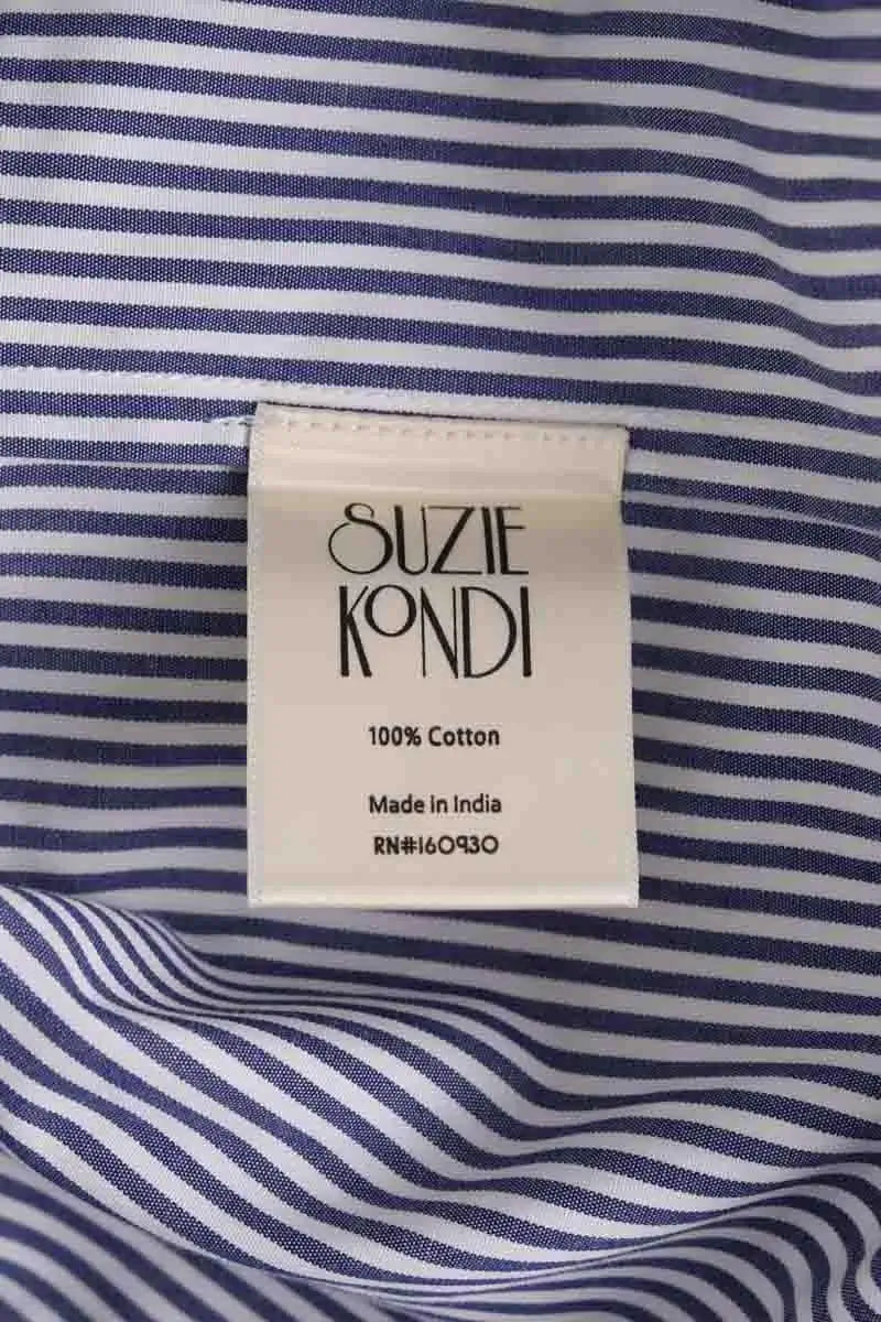 Chemise Suzie Kondi Kappa shirt poplin Bleu en Coton