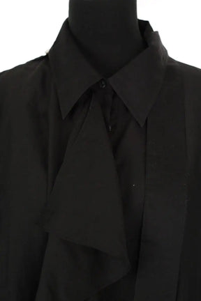 Chemise System Noir en Coton