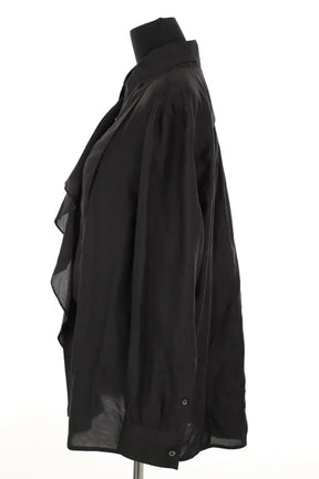 Chemise System Noir en Coton