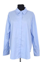 Chemise Tara Jarmon Bleu en Coton, taille XL - Seconde Main