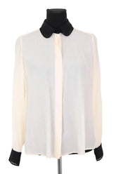 Chemise Tara Jarmon Ecru en Synthétique, taille S - Seconde Main