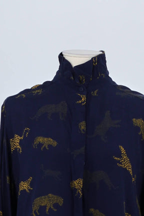 Chemise Tara Jarmon Marine en Viscose