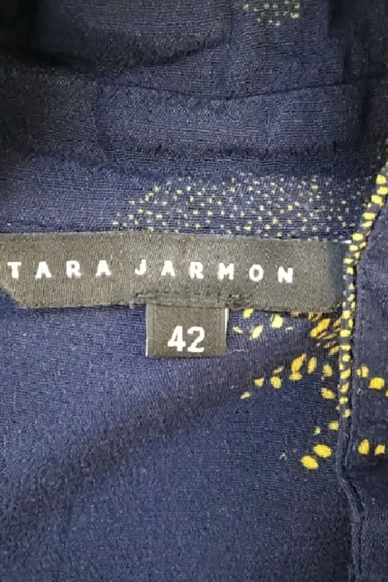 Chemise Tara Jarmon Marine en Viscose