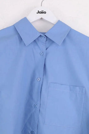 Chemise The Frankie Shop Bleu en Coton
