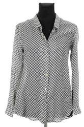 Chemise The Kooples Blanc en Coton, taille S - Seconde Main