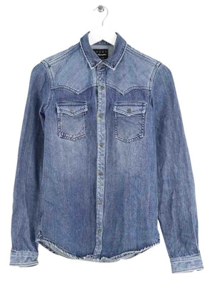 Chemise The Kooples Bleu en Coton, taille XS - Seconde Main