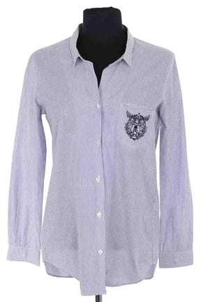 Chemise The Kooples Bleu en Coton, taille XS - Seconde Main