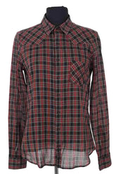 Chemise The Kooples Bordeaux en Coton, taille L - Seconde Main
