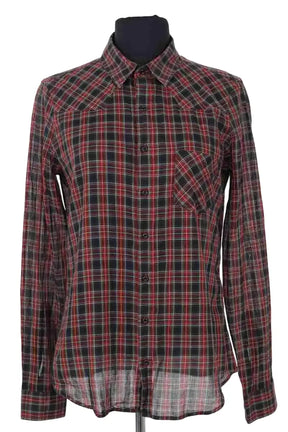 Chemise The Kooples Bordeaux en Coton, taille L - Seconde Main