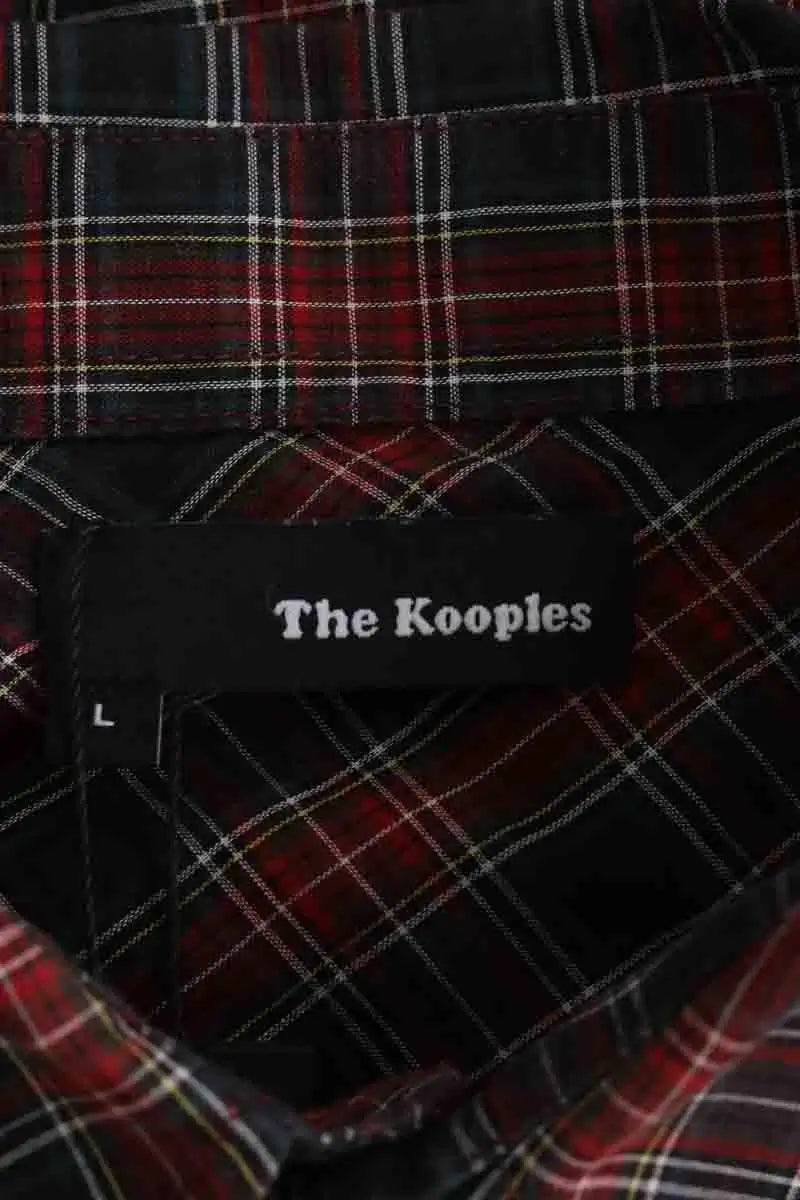 Chemise The Kooples Bordeaux en Coton