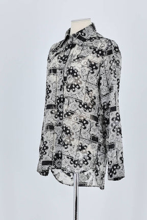 Chemise The Kooples Gris en Polyester