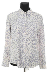 Chemise The Kooples Gris en Soie, taille S - Seconde Main