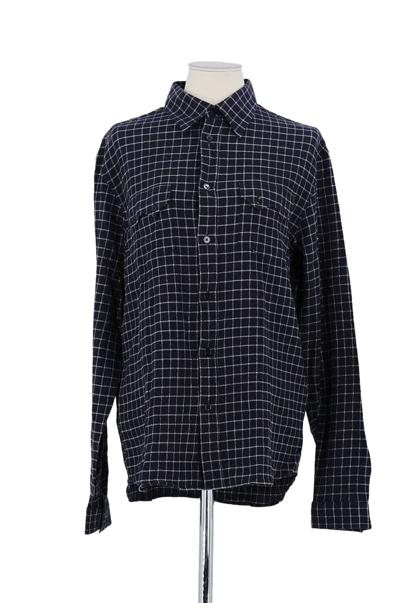 Chemise The Kooples Marine en Coton, taille M - Seconde Main
